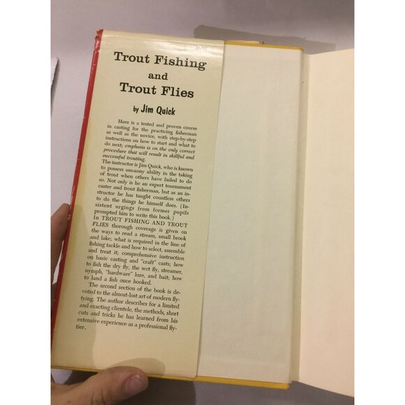 Trout Fishing & Trout Flies book by Jim Quick - Picture 3 of 8